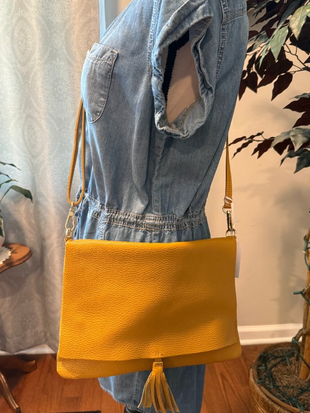 German Fuentes Envelope Bag with Crossbody Strap